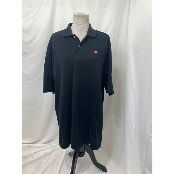 Ecko Unlimited Men’s Polo Shirt Black and Red Short Sleeve Size XL - Picture 2 of 7